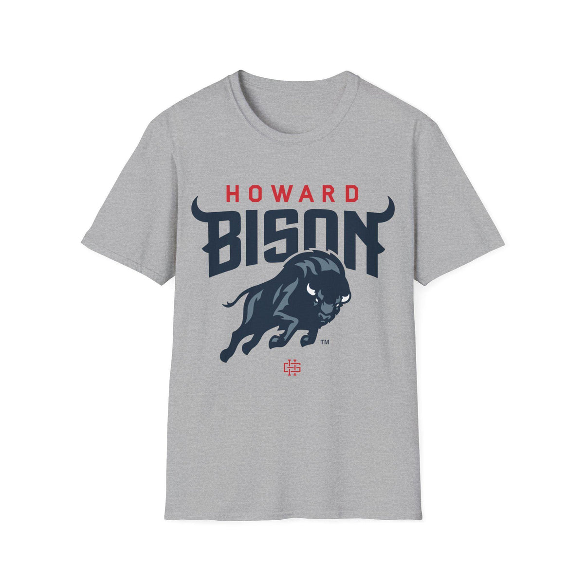 Howard - Bison Logo Unisex Tee T-Shirt , Long Sleeve Tee or Sweatshirt