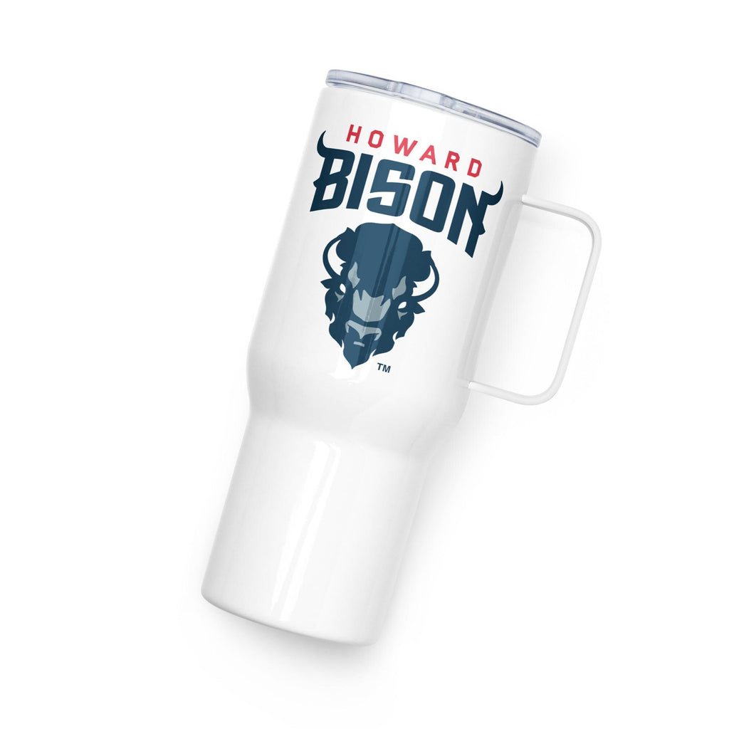 Howard - Bison Logo Travel Mug with Handle 25oz, 40oz
