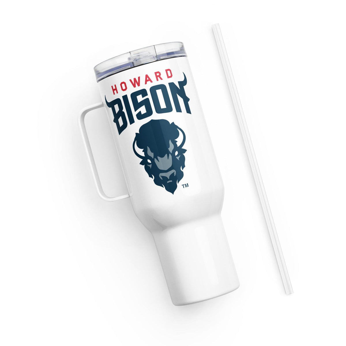 Howard - Bison Logo Travel Mug with Handle 25oz, 40oz