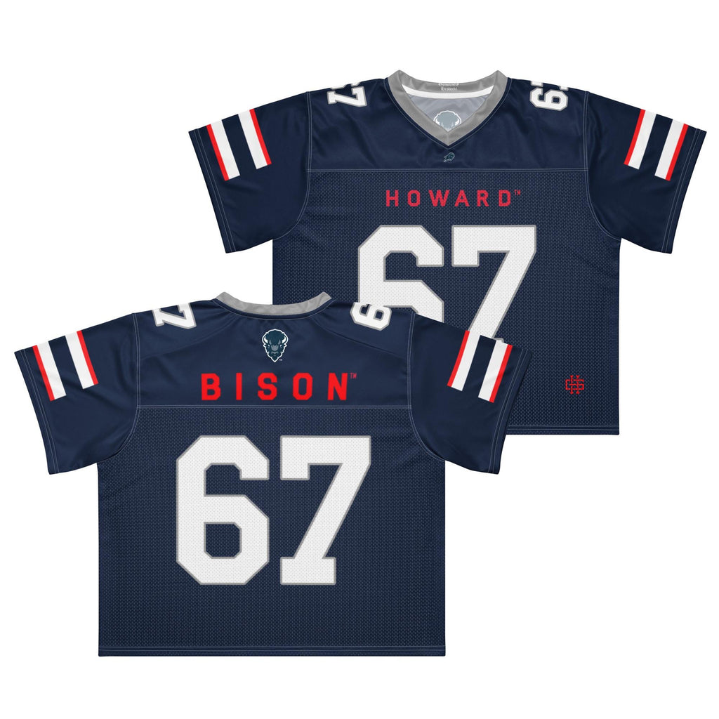 Howard - Bison Boxy Football Jersey