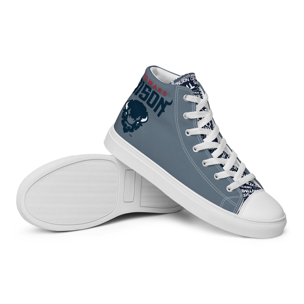 Howard - Bison Men’s High Top Canvas Shoes