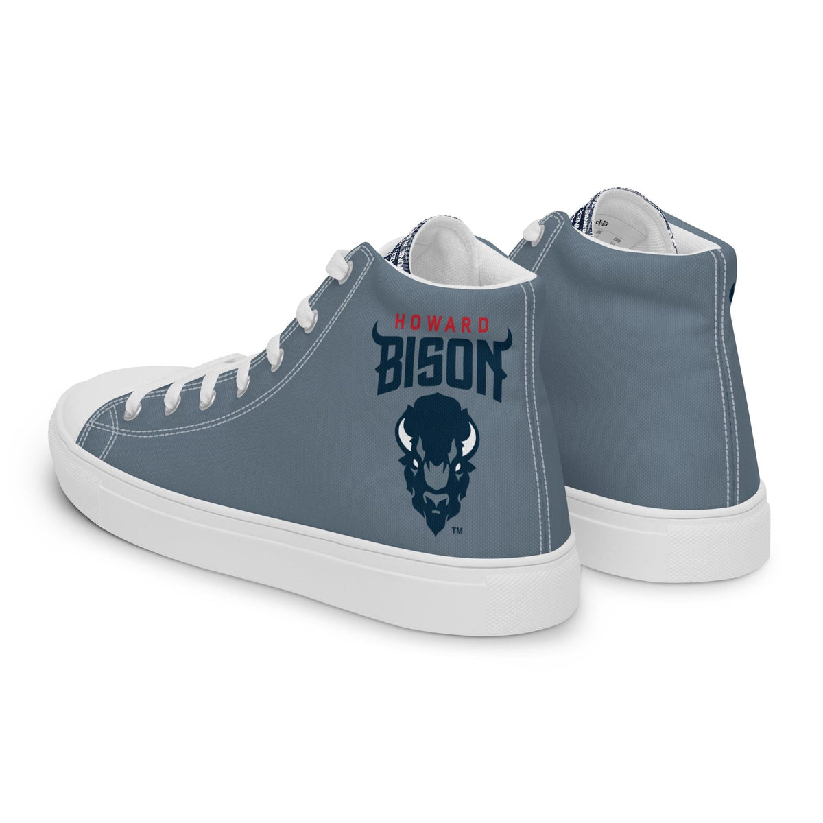 Howard - Bison Men’s High Top Canvas Shoes