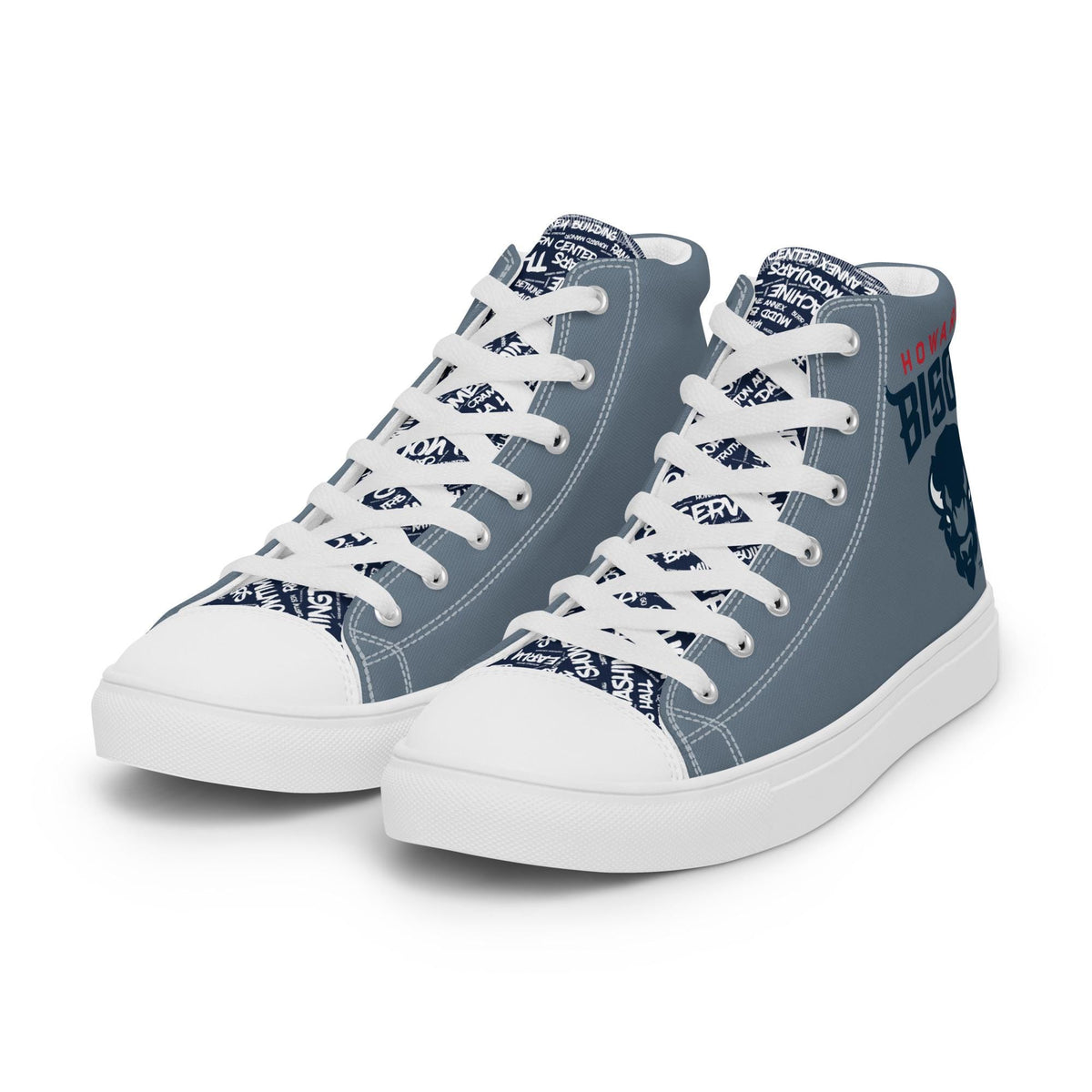 Howard - Bison Men’s High Top Canvas Shoes