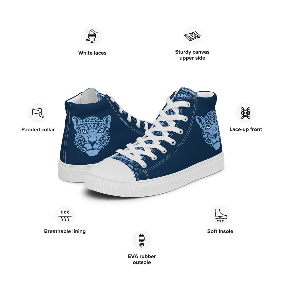 Spelman - All Things Spelman Women’s High Top Canvas Shoes Sneakers