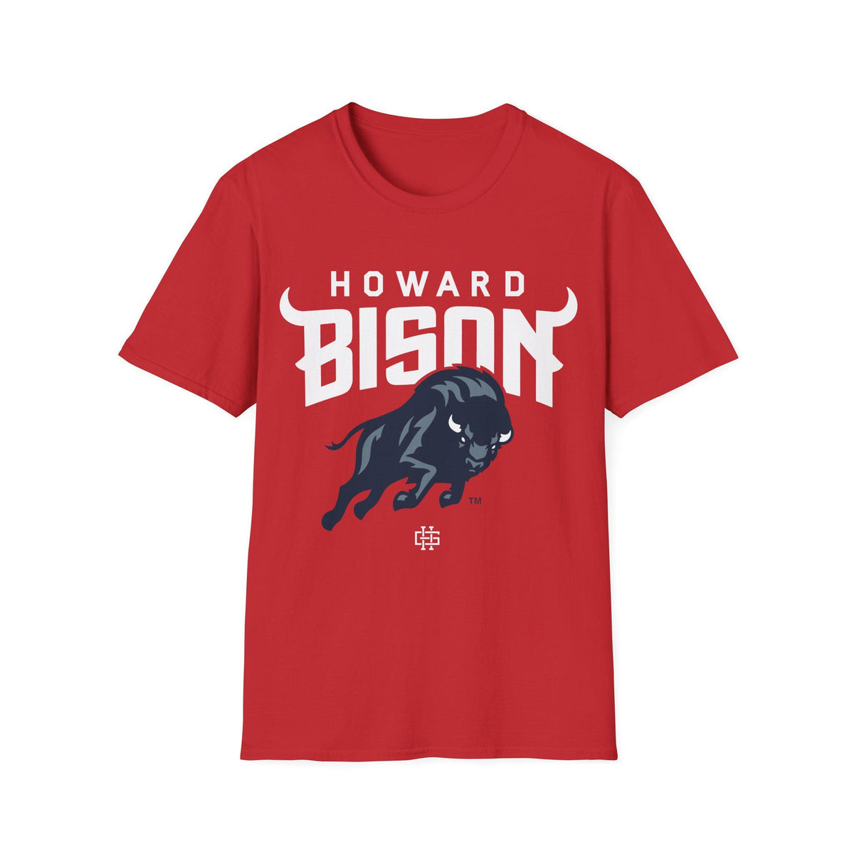 Howard - Bison Logo Unisex Tee T-Shirt , Long Sleeve Tee or Sweatshirt