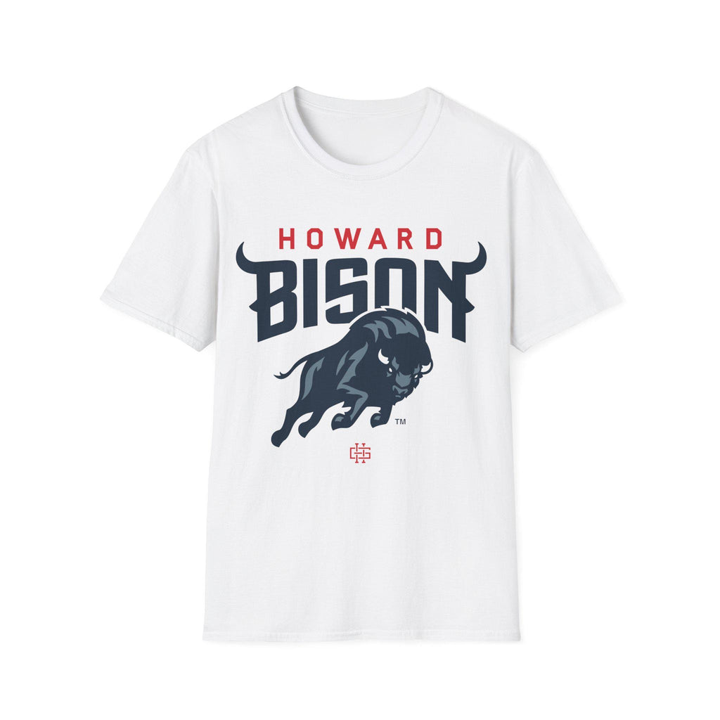 Howard - Bison Logo Unisex Tee T-Shirt , Long Sleeve Tee or Sweatshirt