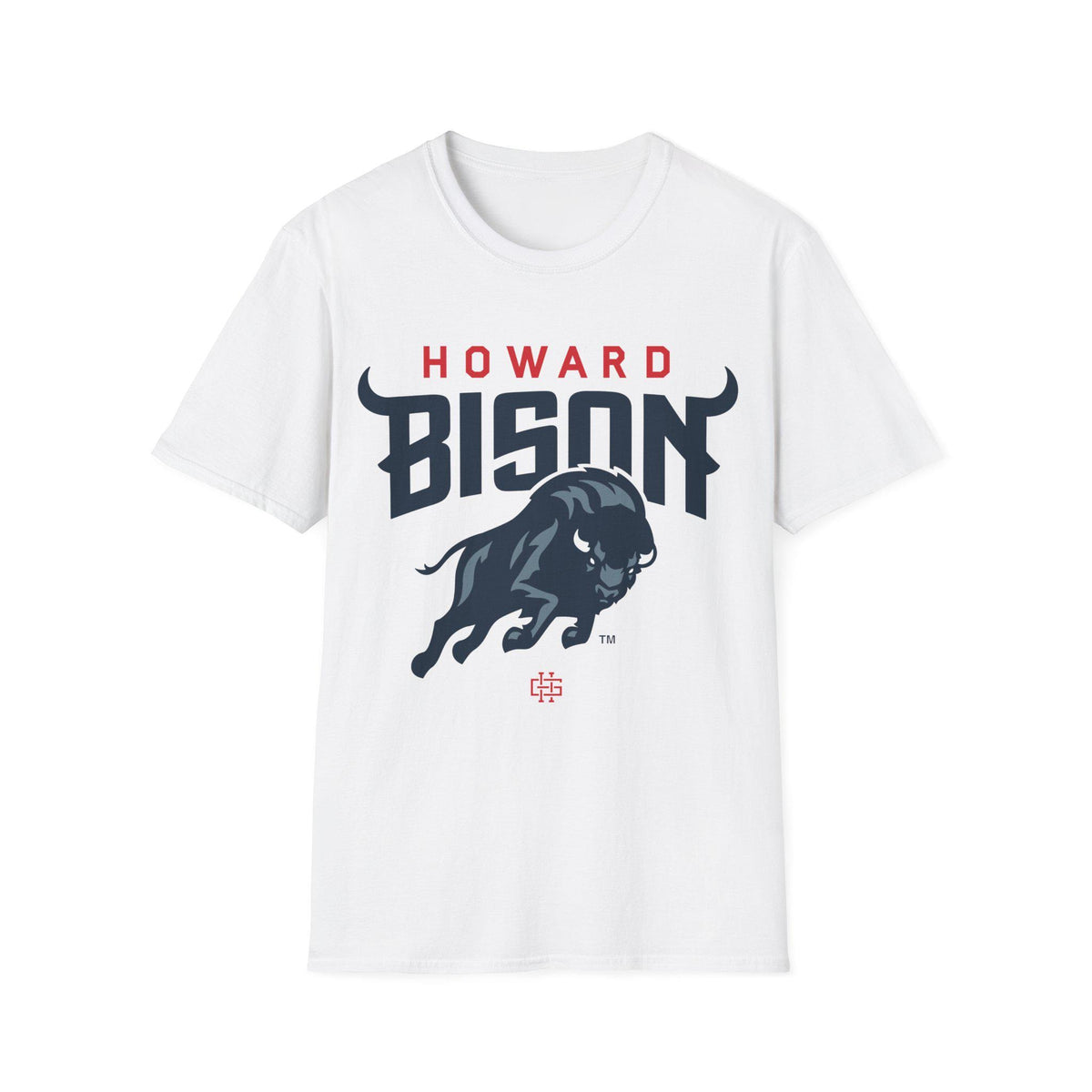 Howard - Bison Logo Unisex Tee T-Shirt , Long Sleeve Tee or Sweatshirt