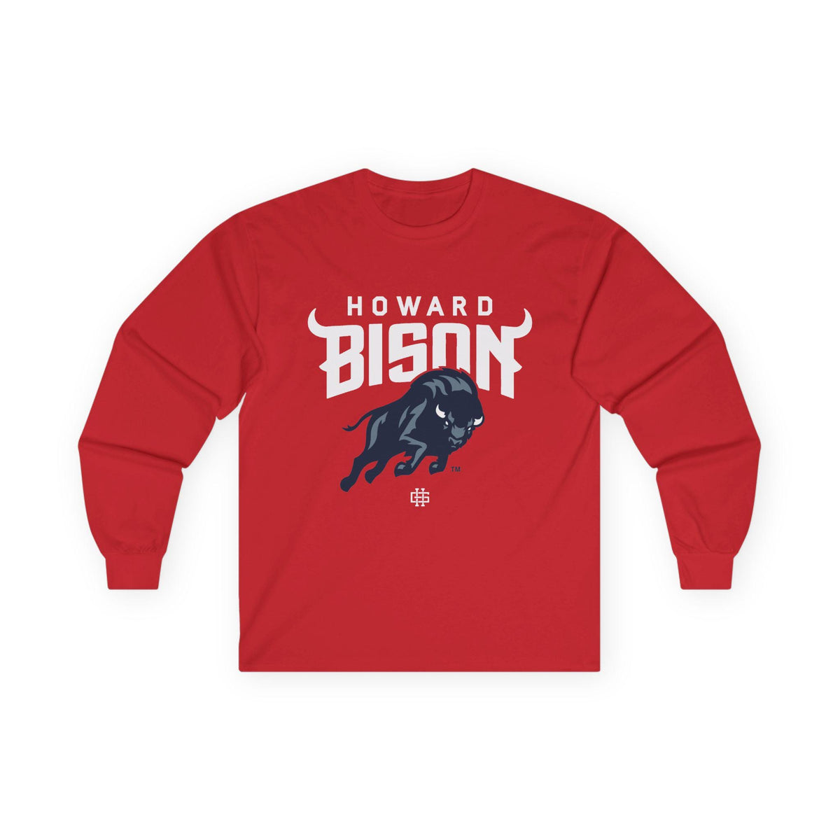 Howard - Bison Logo Unisex Tee T-Shirt , Long Sleeve Tee or Sweatshirt
