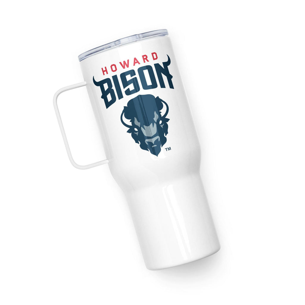 Howard - Bison Logo Travel Mug with Handle 25oz, 40oz