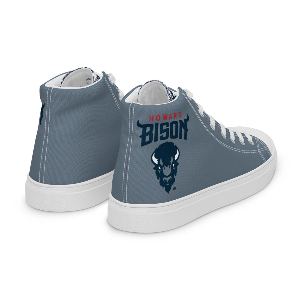Howard - Bison Men’s High Top Canvas Shoes
