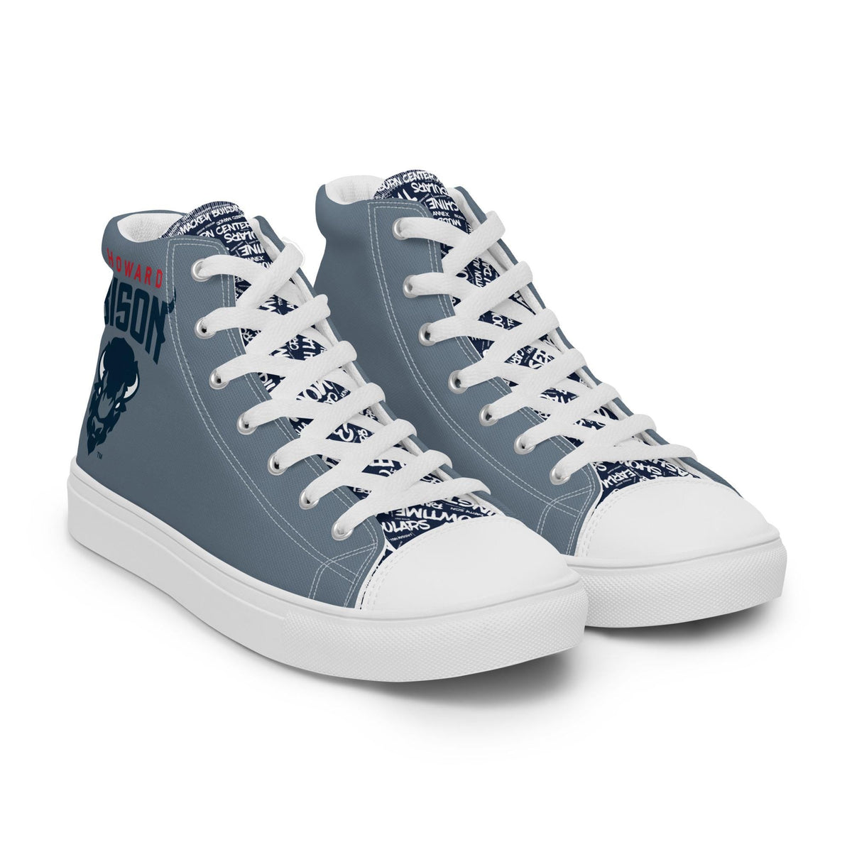 Howard - Bison Men’s High Top Canvas Shoes