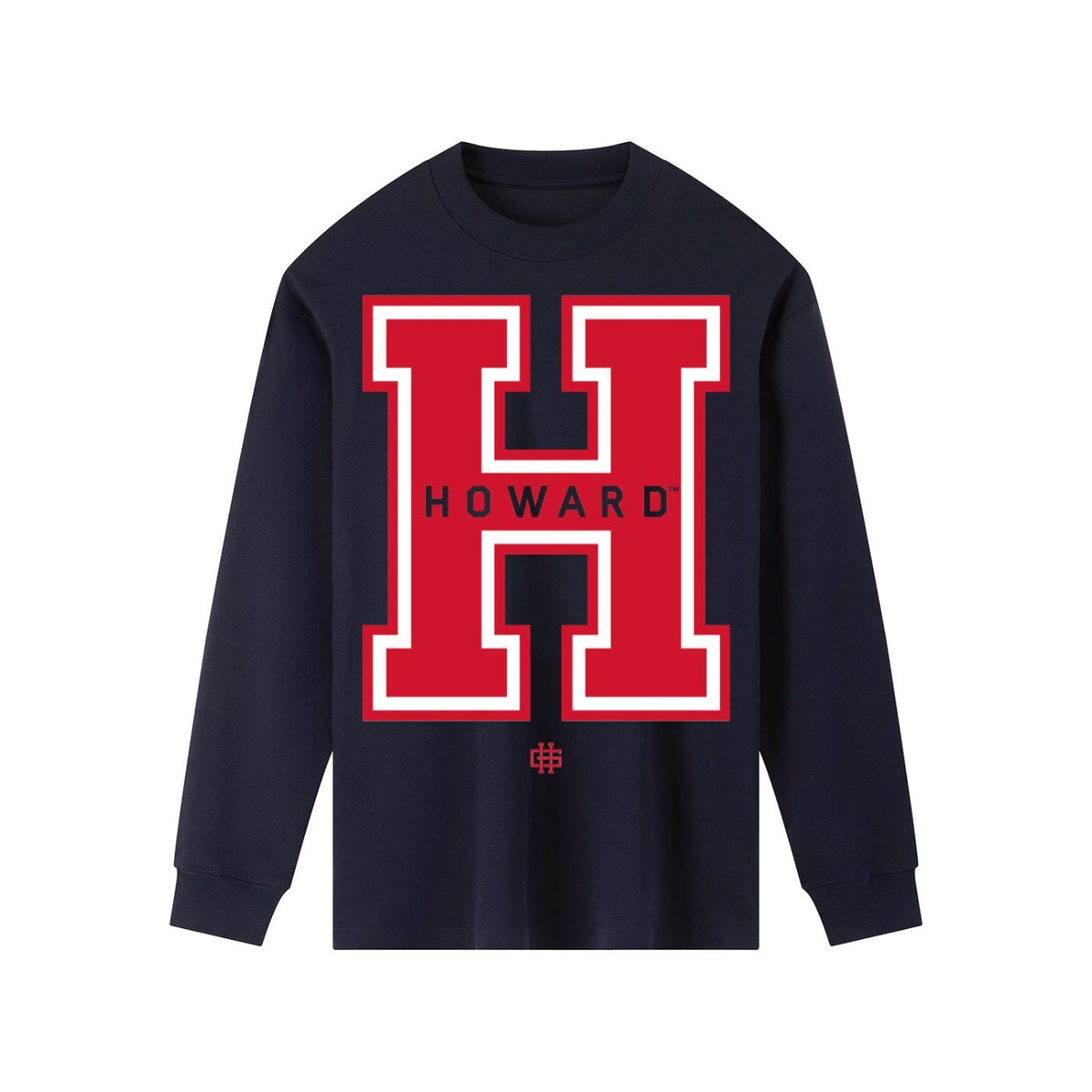 Howard - Bison H Logo Unisex Tee T-Shirt , Long Sleeve Tee or Sweatshirt
