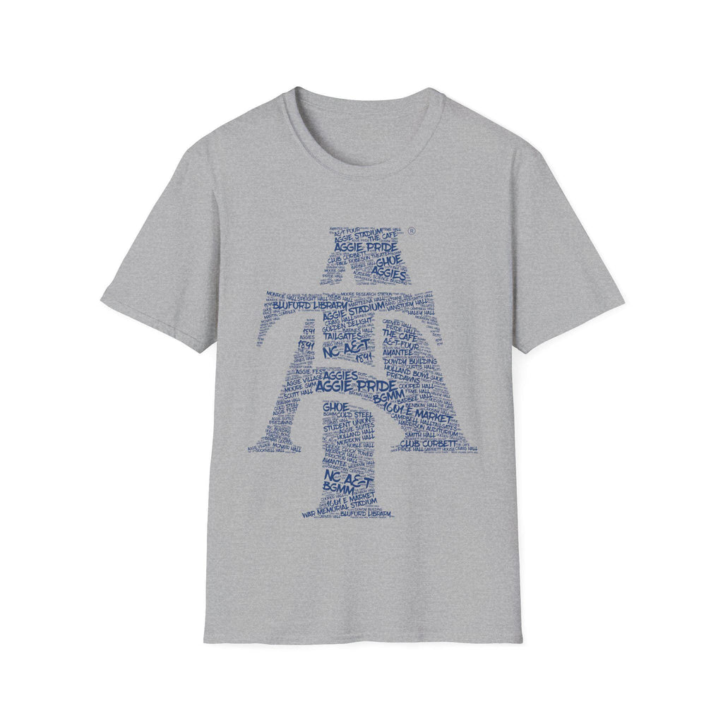 NCAT - Word Cloud Logo NC A&T Tee T-Shirt, Sweatshirt or Long Sleeve Shirt __etsy:8634770474