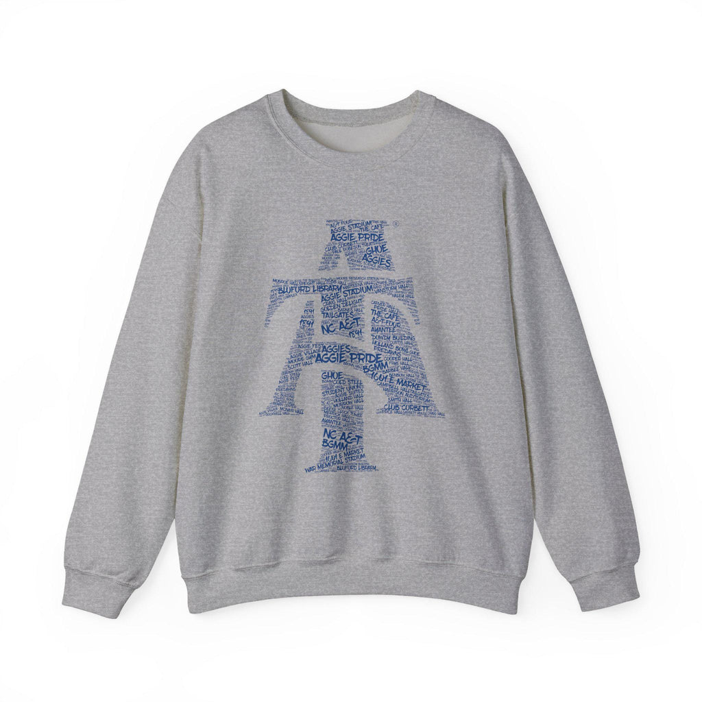 NCAT - Word Cloud Logo NC A&T Tee T-Shirt, Sweatshirt or Long Sleeve Shirt __etsy:8682593523