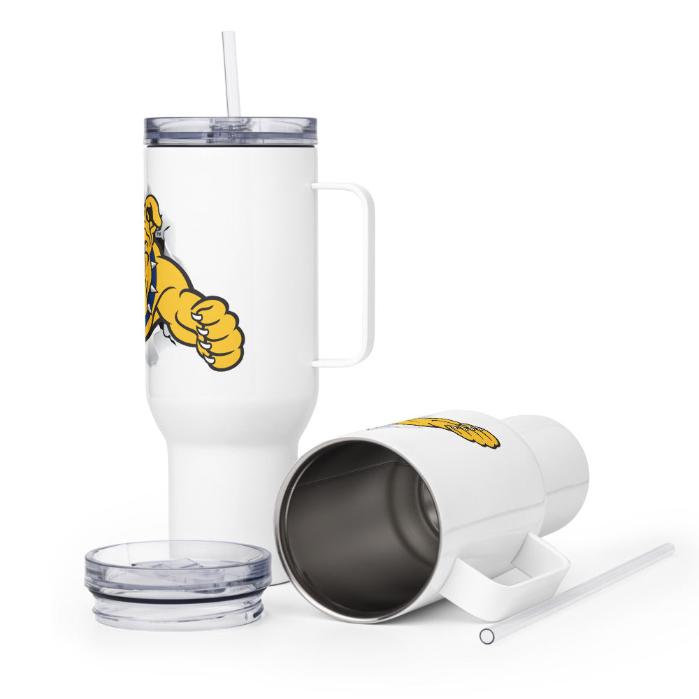 NCAT - NC A&T Travel Mug With Handle and Straw 25oz, 40oz